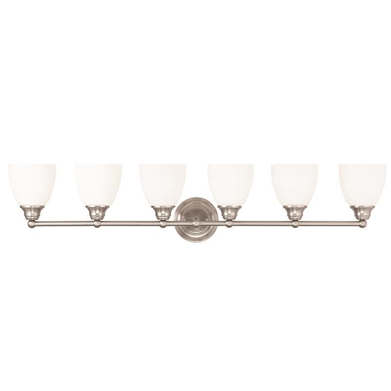 Somerville 42 Inch 6 Light Bath Vanity Light by Livex Lighting